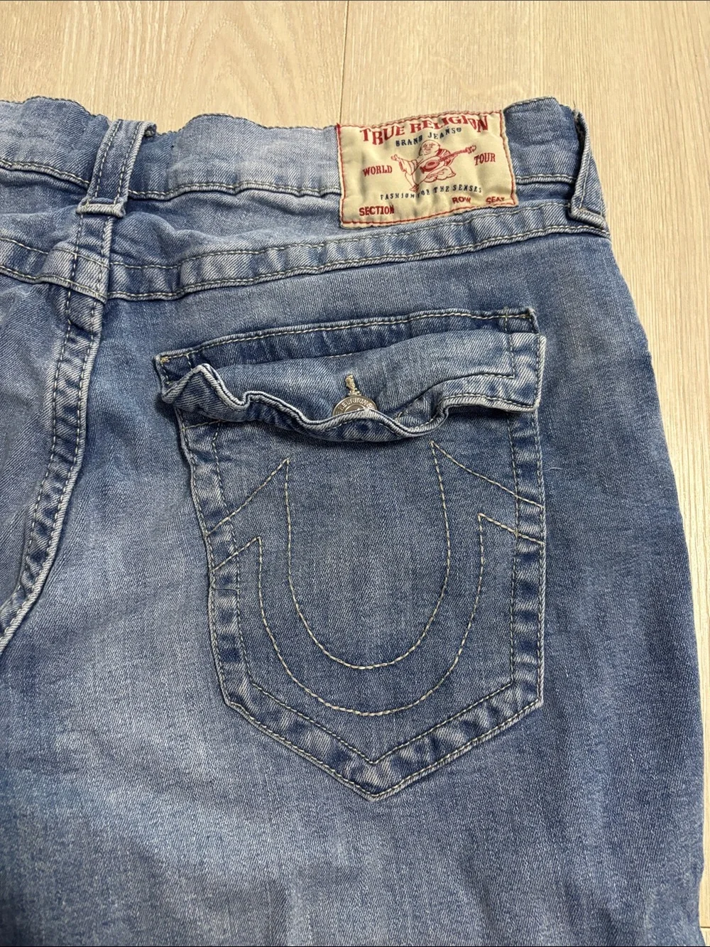 🔥BUNDLESALE Mens 36 True Religion Ricky Relaxed Straight Denim Jean Shorts